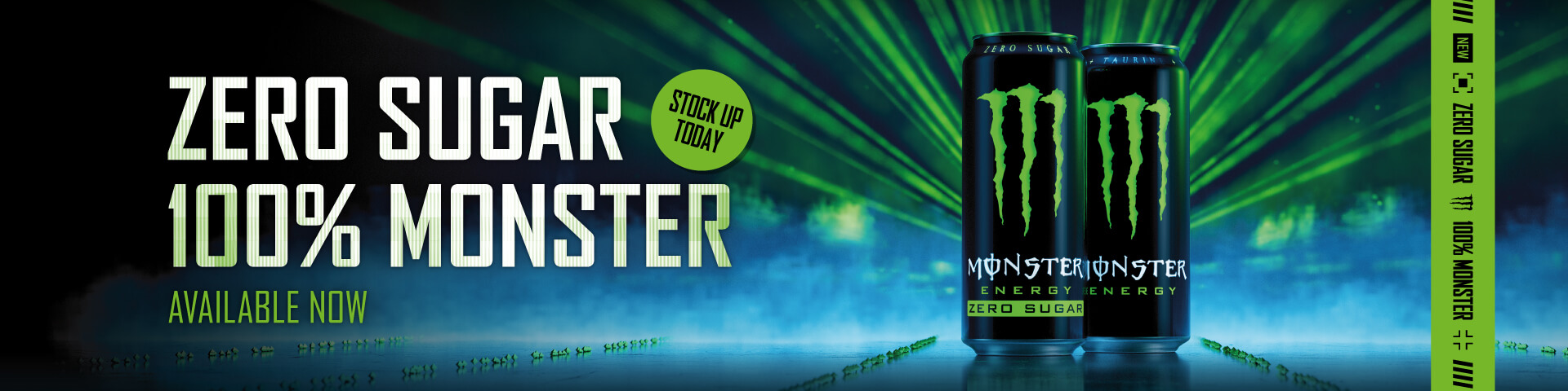 Monster Energy Green Original Energy Drink Advertising for sale